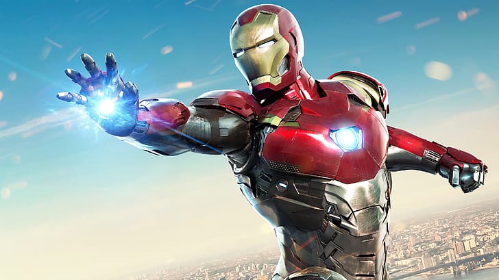 Iron Man, digital art, Marvel Super Heroes, HD wallpaper