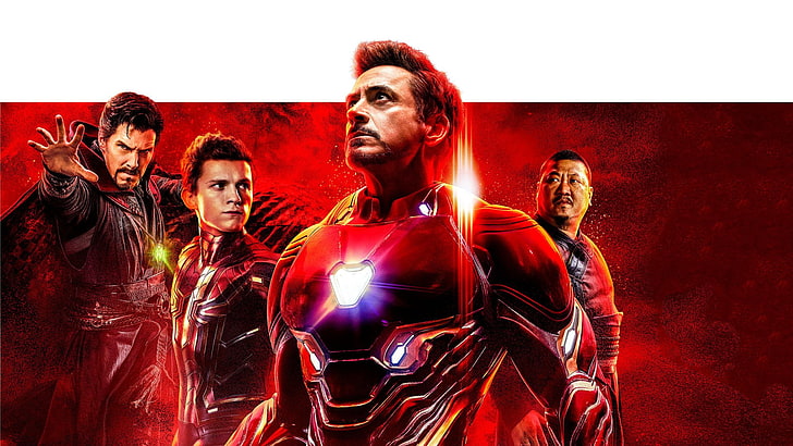 Movie, Avengers: Infinity War, Doctor Strange, Iron Man, Iron Spider, HD wallpaper