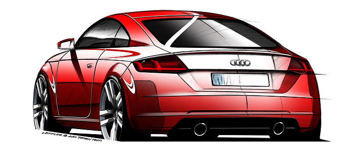 Audi TT Clubsport Turbo Concept, 2015 audi tt_design, car, mode of transportation, HD wallpaper