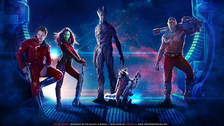 Guardians of the Galaxy Marvel Chris Pratt HD, movies