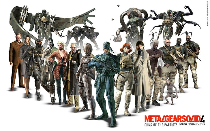 Hd Wallpaper Metal Gear Solid 4 Guns Of The Patriots Wallpaper Flare
