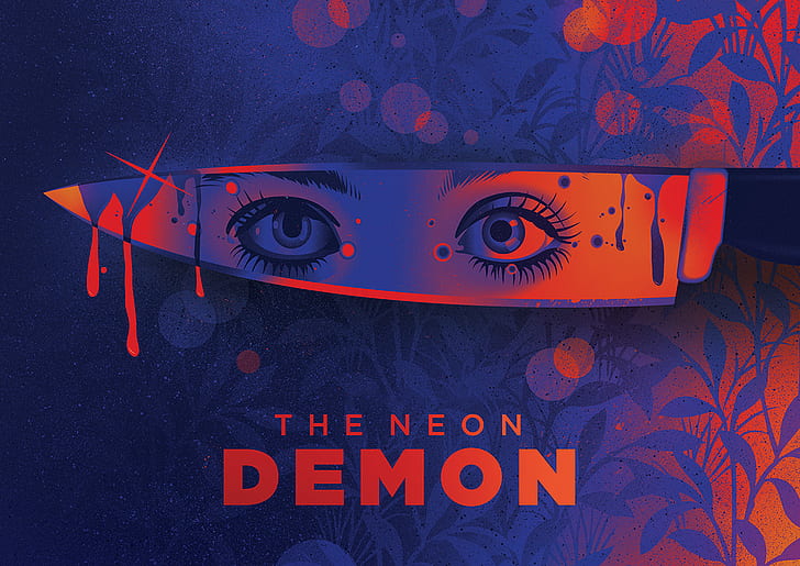 movies, The Neon Demon, Elle Fanning, knife