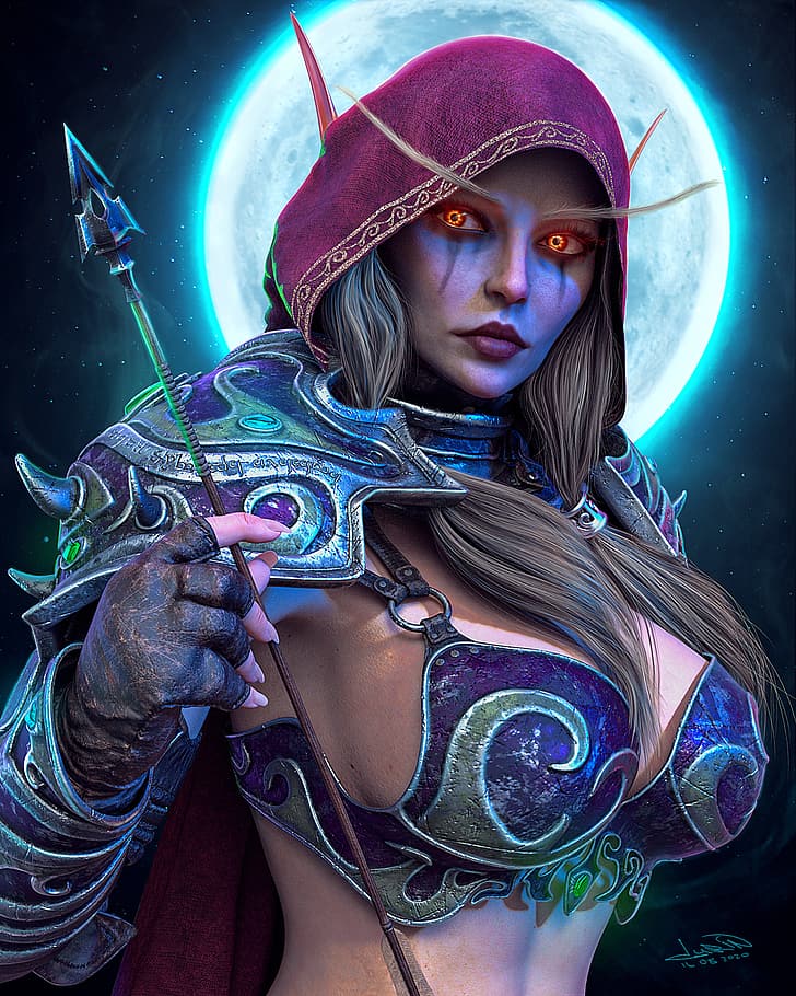 Sylvanas Windrunner, Warcraft, World of Warcraft: Battle for Azeroth, HD wallpaper