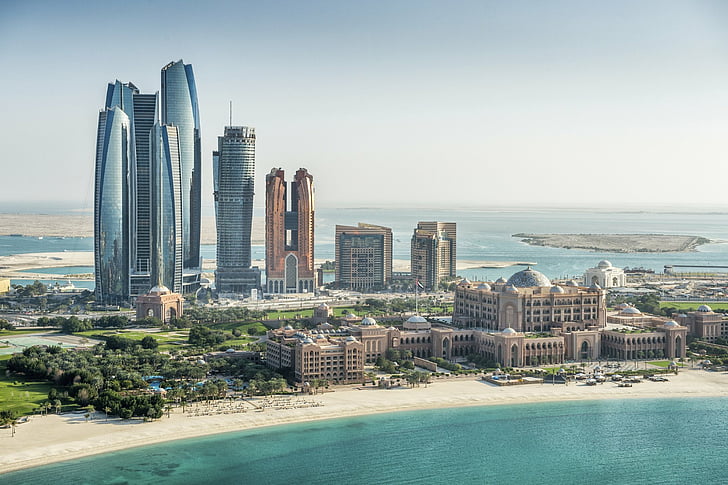 Man Made, Etihad Towers, Abu Dhabi, Building, United Arab Emirates