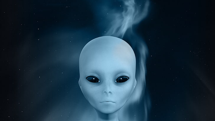 face, alien, head, extraterrestrial, extraterrestrial life, HD wallpaper