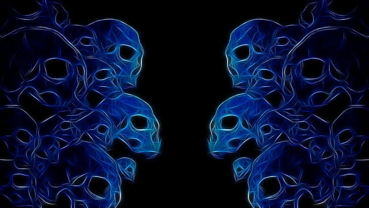 Neon Skull 1080p 2k 4k 5k Hd Wallpapers Free Download Wallpaper Flare