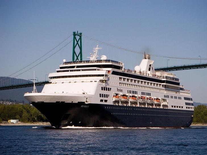 cruise ship, vehicle, transportation, nautical vessel, mode of transportation, HD wallpaper