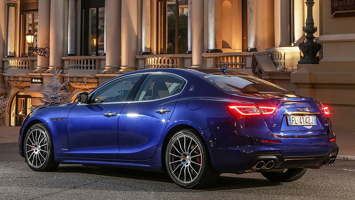 Maserati, Maserati Ghibli, Blue Car, Luxury Car, Maserati Ghibli GranSport