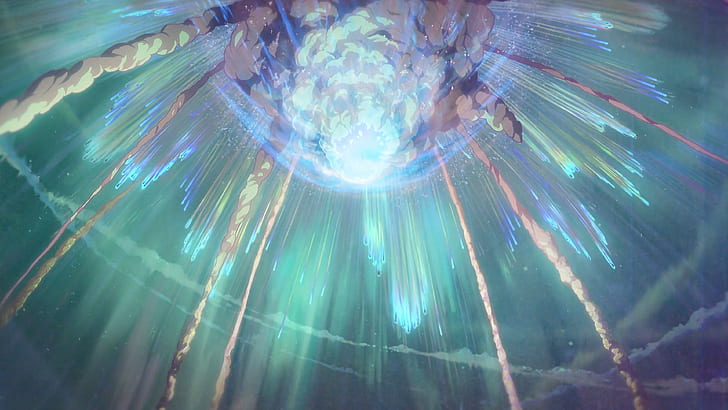 untitled, Makoto Shinkai, Kimi no Na Wa, anime, low angle view