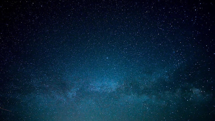 stars during night, galaxy, space, blue, astronomy, star - Space, HD wallpaper