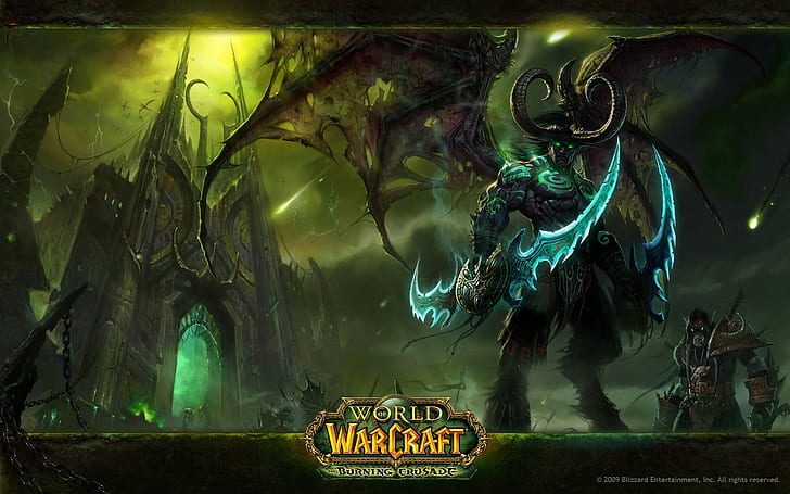Illidan Stormrage, video games, world of warcraft, World Of Warcraft: The Burning Crusade, HD wallpaper