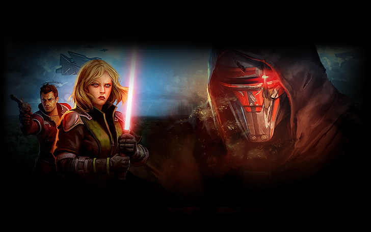 female animation character, SWTOR, Star Wars, The Old Republic, HD wallpaper