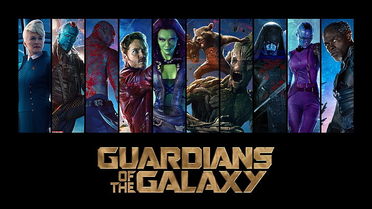 movies, Groot, Guardians of the Galaxy, Rocket Raccoon, Drax the Destroyer, HD wallpaper