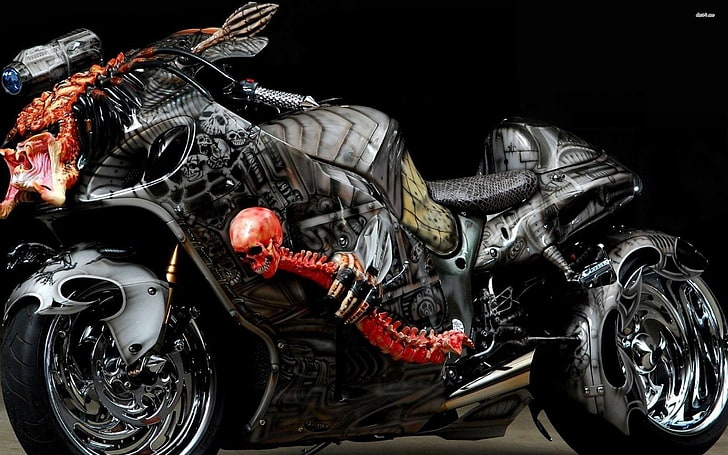 HD wallpaper: bike, custom, hayabusa, motorbike, motorcycle, suzuki, tuning  | Wallpaper Flare