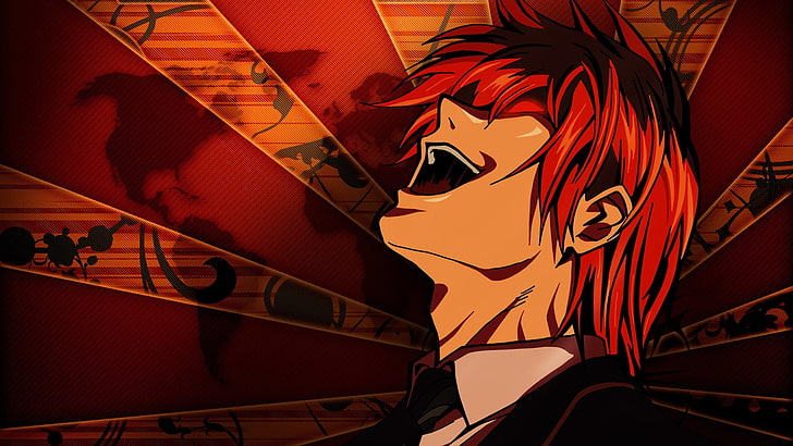 red haired man fictional character digital wallpaper, Death Note