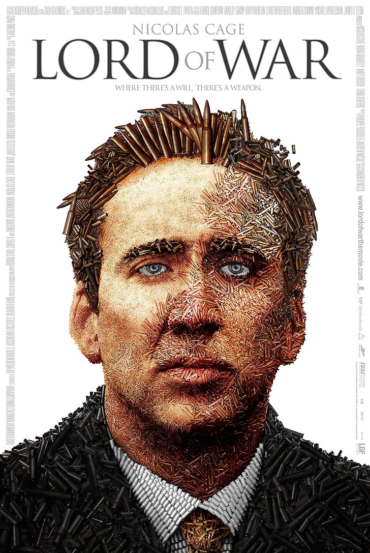 Nicolas Cage Lord of War Where There's a Will, There's a Weapon book cover, HD wallpaper