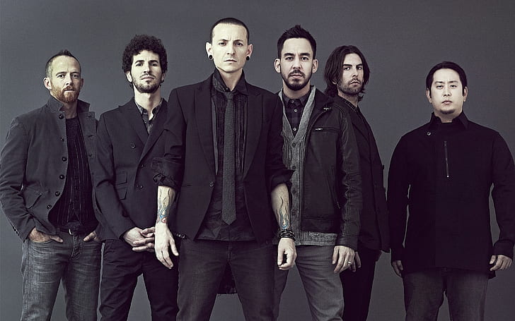 2012 Linkin Park, dude, man, guys, background