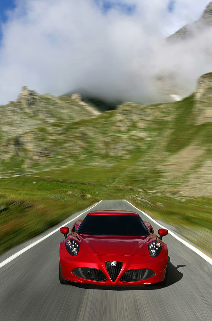 320x480px | free download | HD wallpaper: Alfa Romeo 4C Spider, alfa romeo  4c_coupe supercar | Wallpaper Flare