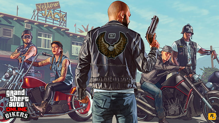Grand Theft Auto Online Bakers wallpaper, GTA Online: Bikers, HD wallpaper