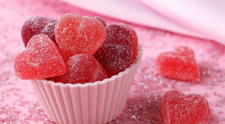 * Sweet Hearts *, candy, tasty, 3d and abstract