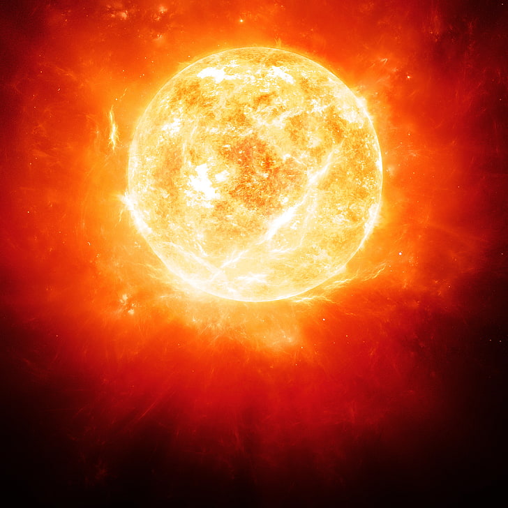supernova illustration, energy, light, star, radiation, betelgeuse, HD wallpaper