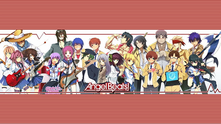 Anime, Angel Beats!, Ayato Naoi, Chaa (Angel Beats!), Eri Shiina, HD wallpaper