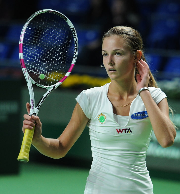 Anna Kalinskaya, tennis, tennis rackets, tennis player, women, HD wallpaper