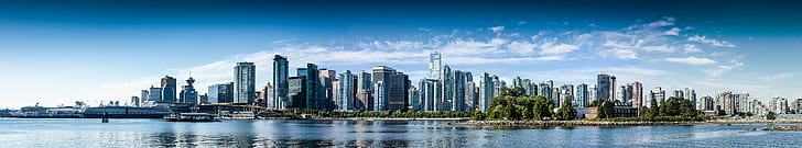 panorama, cityscape, ultrawide, HD wallpaper