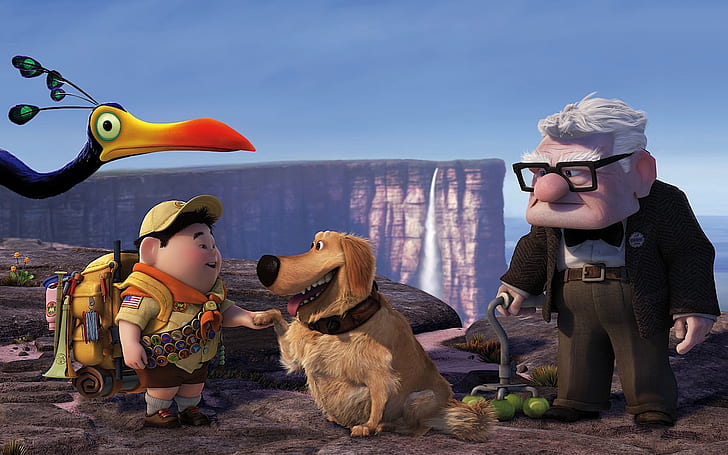 Disney Pixar Up Russell Carl Best Friends Digital Art by Kushai Flora -  Pixels
