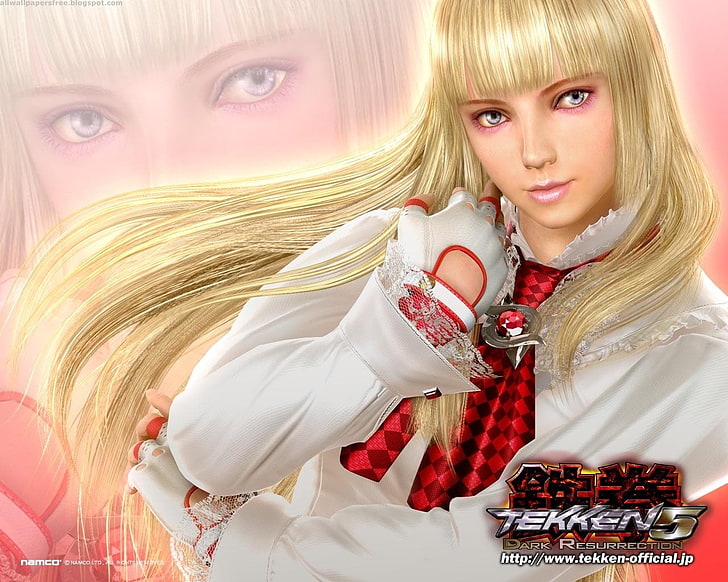 Tekken, Tekken 5, Blonde, Glove, Lili Rochefort, Long Hair, HD wallpaper