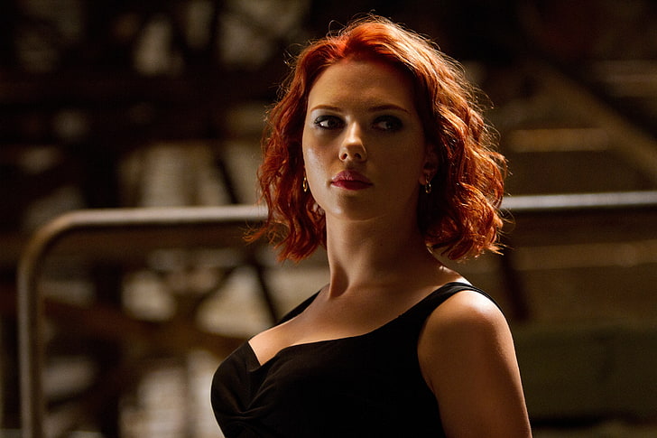 Scarlett Johansson as Black Widow, actress, movies, screen shot