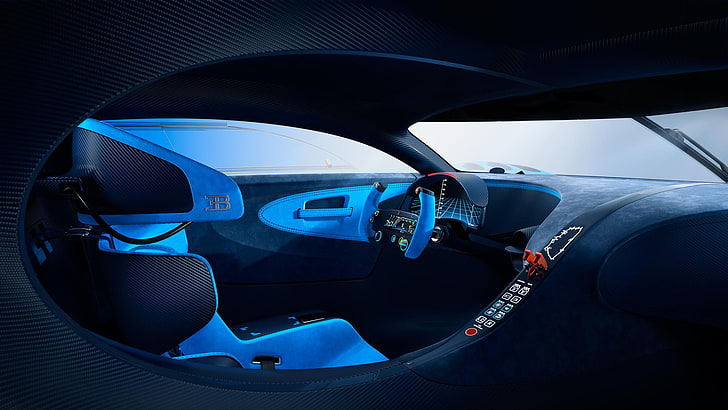 bugatti vision gran turismo show car 2015, transportation, mode of transportation, HD wallpaper