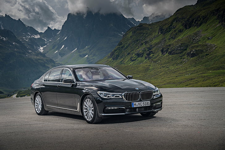  Fondo de pantalla HD BMW, serie BMW, automóvil negro, automóvil de lujo, vehículo, transporte