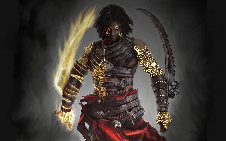 look, weapons, patterns, the game, art, Prince of Persia: Warrior Within, HD wallpaper
