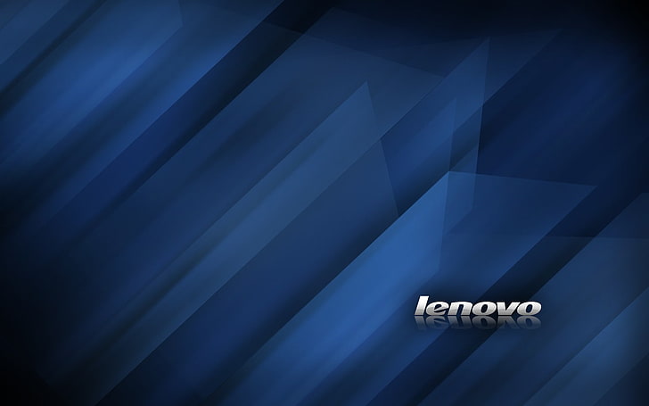Lenovo, artwork, blue, communication, indoors, text, no people HD wallpaper