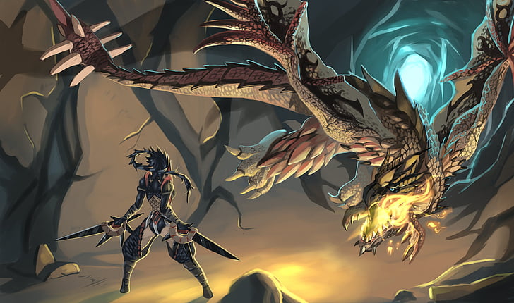 HD wallpaper: action, anime, dragon, fantasy, fighting, hunter, hunting,  mmo | Wallpaper Flare