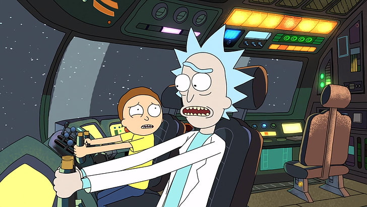Rick and Morty, TV, Rick Sanchez, Morty Smith, technology, leisure activity, HD wallpaper