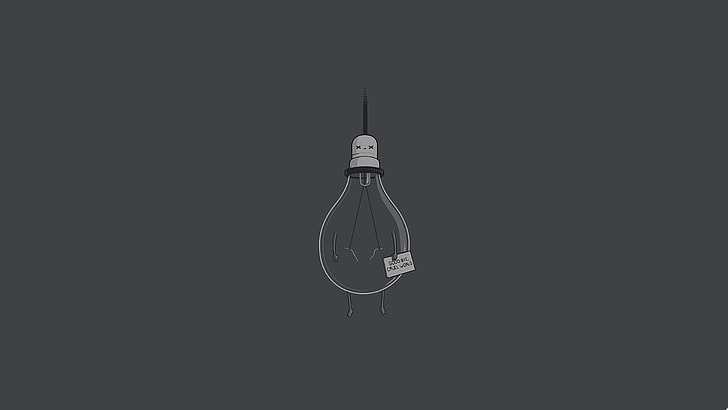 light bulb illustration, light bulb illustration, simple, minimalism