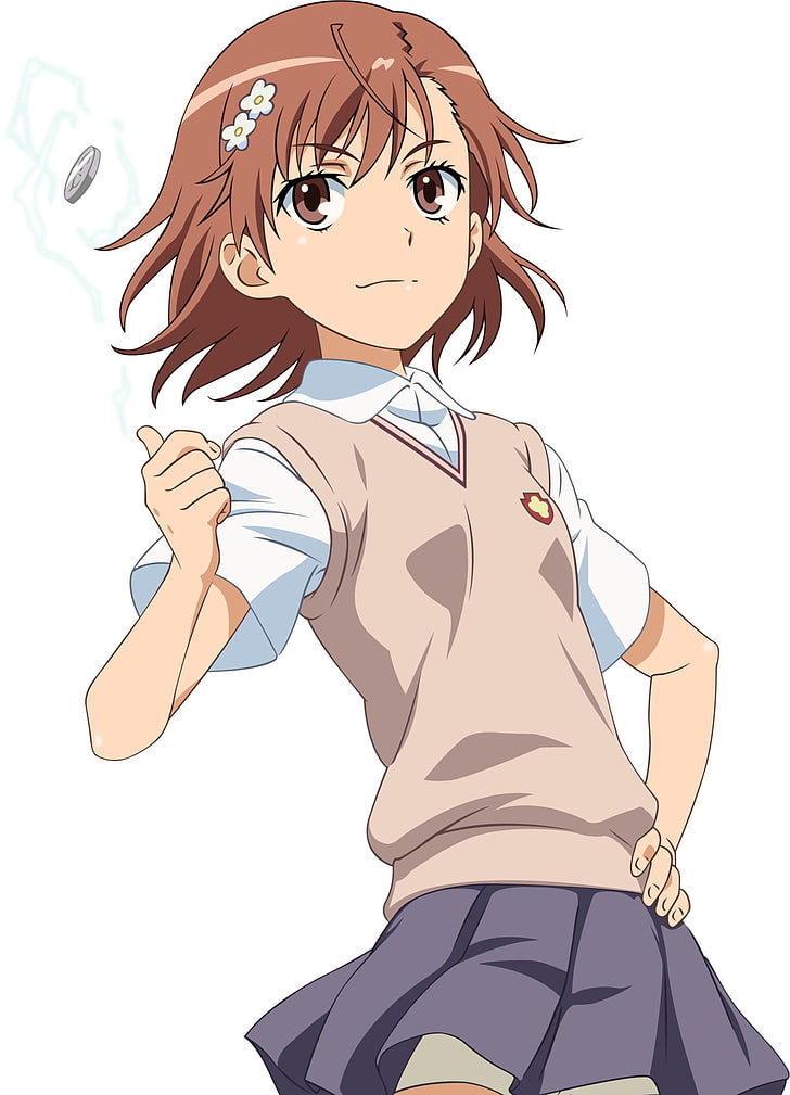 Misaka Mikoto, school uniform, shorts, skirt, To aru Majutsu no Index