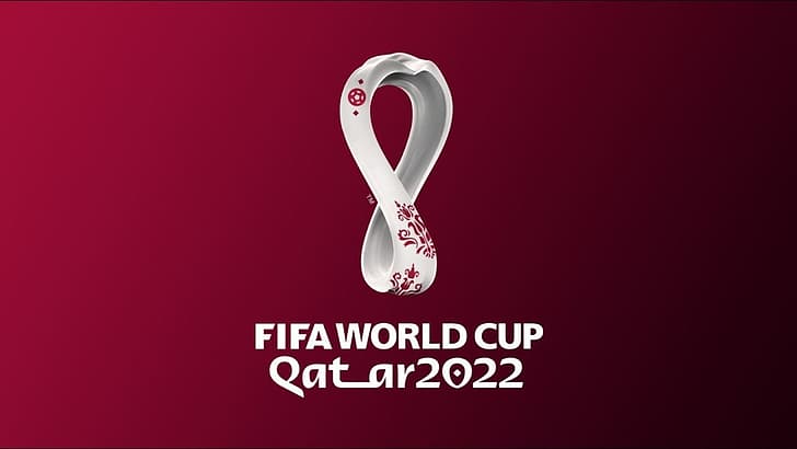 FIFA World Cup, sport, sports, soccer, logo, red background, HD wallpaper