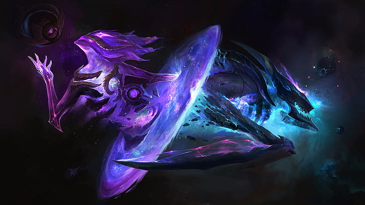 league of legends 4k hd  pic, purple, water, no people, animals in the wild, HD wallpaper