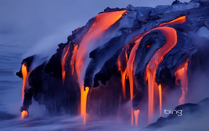 Volcanic eruption magma HD photography wallpaper 0.., lava game poster, HD wallpaper