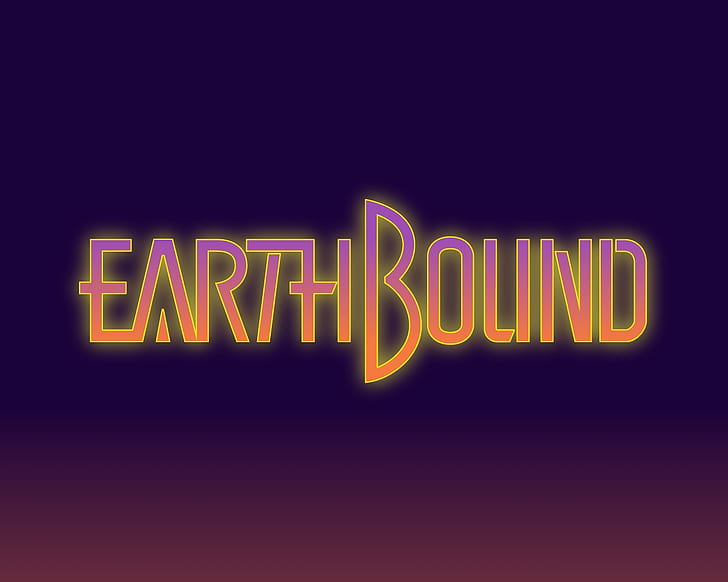 Earthbound, Game logo, SNES, HD wallpaper