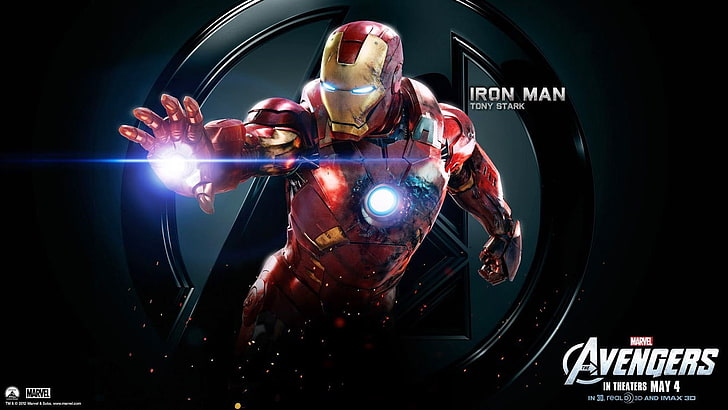 Marvel Avengers Iron Man poster, The Avengers, Marvel Comics, HD wallpaper
