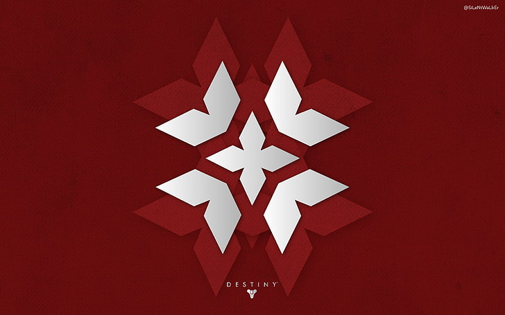 Destiny (video game), video games, red, star shape, indoors, HD wallpaper
