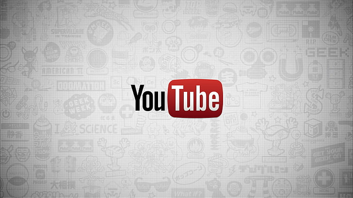 HD wallpaper: YouTube logo, geek, science, backgrounds, business, symbol,  technology | Wallpaper Flare