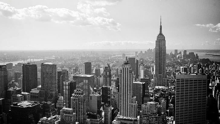 New York City, building, cityscape, USA, Empire State Building, HD wallpaper