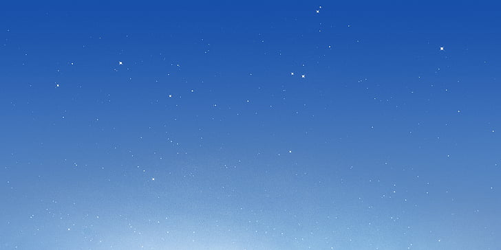 blue sky, Clear sky, Sky blue, Stars, 4K, 8K, HD wallpaper
