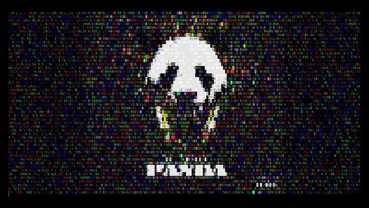 panda illustration, ASCII art, communication, technology, wireless technology, HD wallpaper