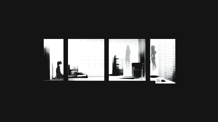 Monogatari Series, Araragi Koyomi, window, indoors, architecture, HD wallpaper